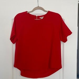 F21 Red Blouse